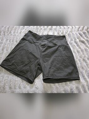 High-Waist Black Women's Active Shorts
